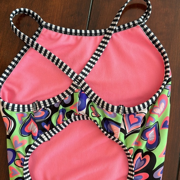 Dolfin Swim Dolfin Uglies Girls I Heart U Keyhole One Piece